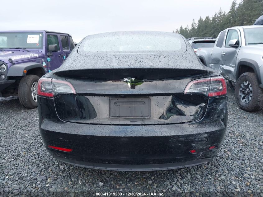 2021 Tesla Model 3 Standard Range Plus Rear-Wheel Drive VIN: 5YJ3E1EA8MF875503 Lot: 41019289