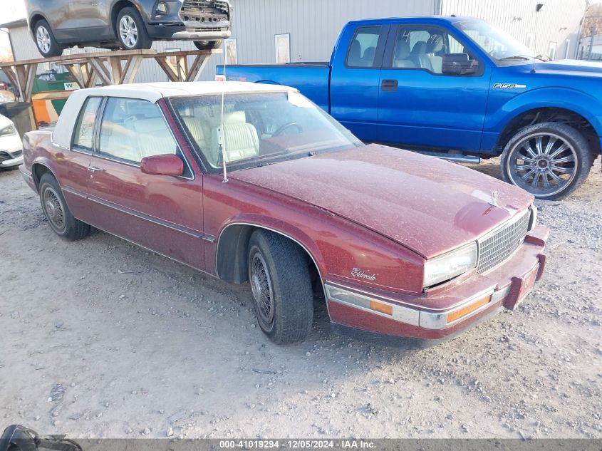 1986 Cadillac Eldorado VIN: 1G6EL5787GU602633 Lot: 41019294