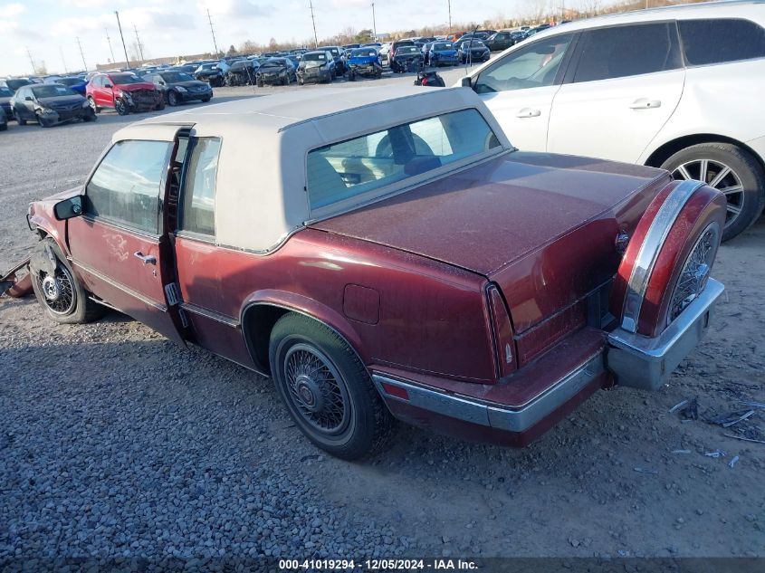 1986 Cadillac Eldorado VIN: 1G6EL5787GU602633 Lot: 41019294