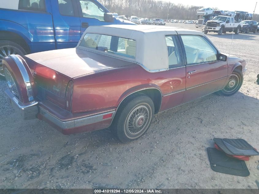 1986 Cadillac Eldorado VIN: 1G6EL5787GU602633 Lot: 41019294