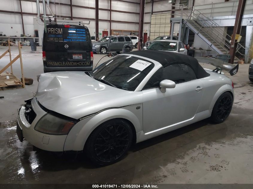 2001 Audi Tt VIN: TRUTX28N411025358 Lot: 41019471