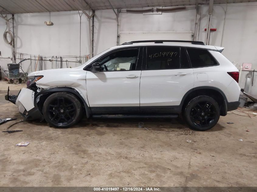 2024 Honda Passport Awd Black VIN: 5FNYF8H86RB001825 Lot: 41019497