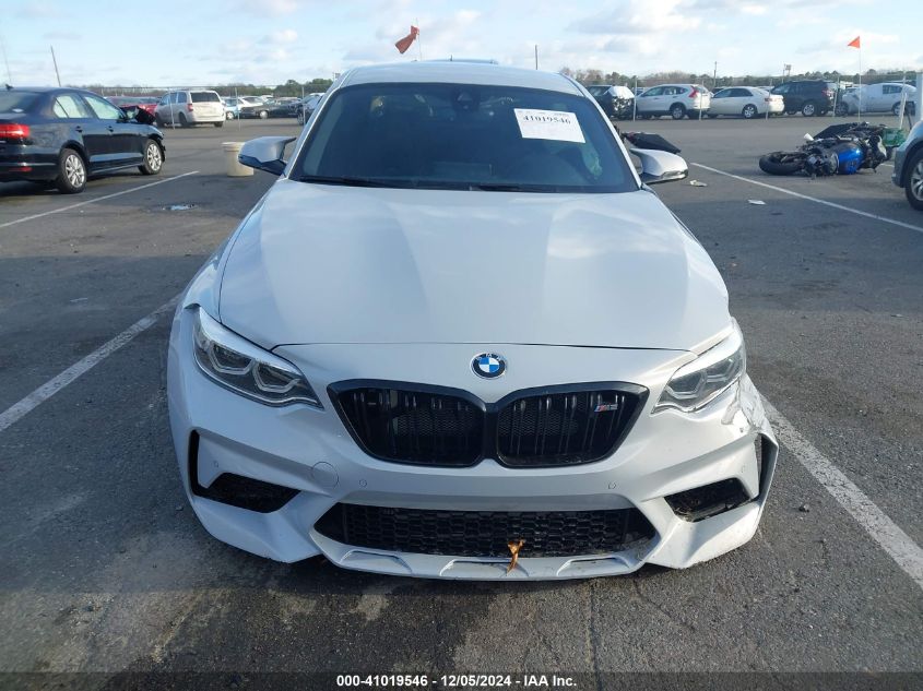 2020 BMW M2 Competition VIN: WBS2U7C02L7F02100 Lot: 41019546