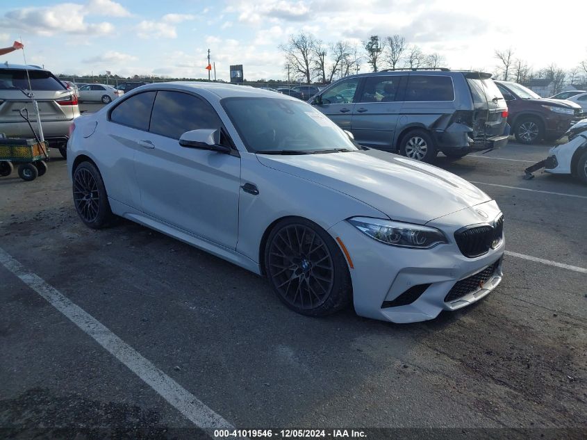 2020 BMW M2 Competition VIN: WBS2U7C02L7F02100 Lot: 41019546