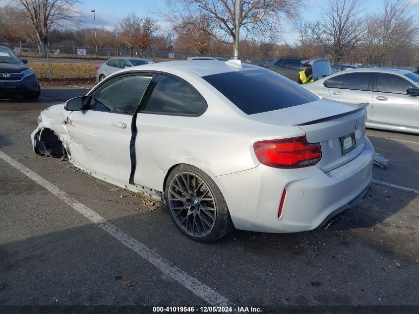 2020 BMW M2 Competition VIN: WBS2U7C02L7F02100 Lot: 41019546