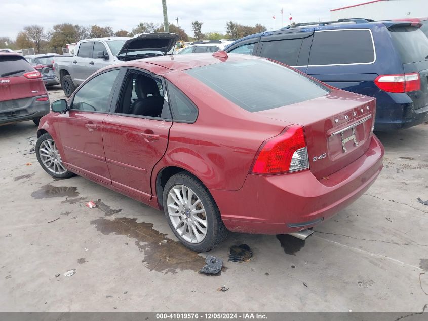 2011 Volvo S40 T5 VIN: YV1672MS1B2549902 Lot: 41019576