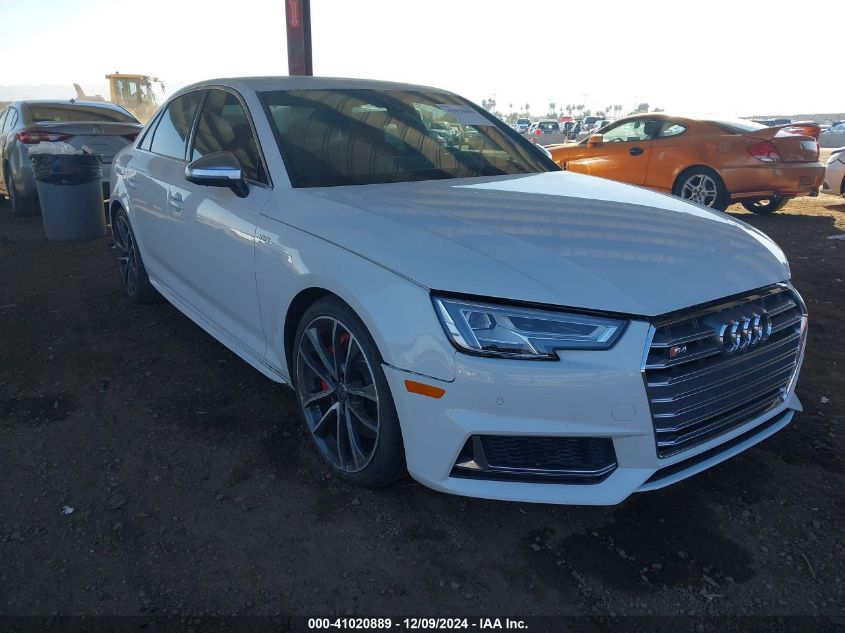 2018 Audi S4 3.0T Premium Plus VIN: WAUC4AF49JA019401 Lot: 41020889