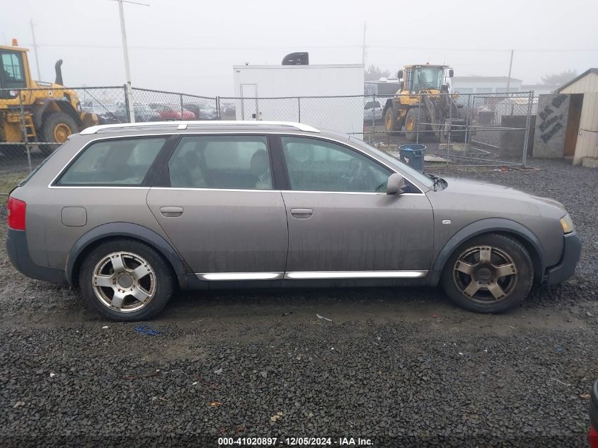 2001 Audi Allroad VIN: WAUYP54B01N150179 Lot: 41020897