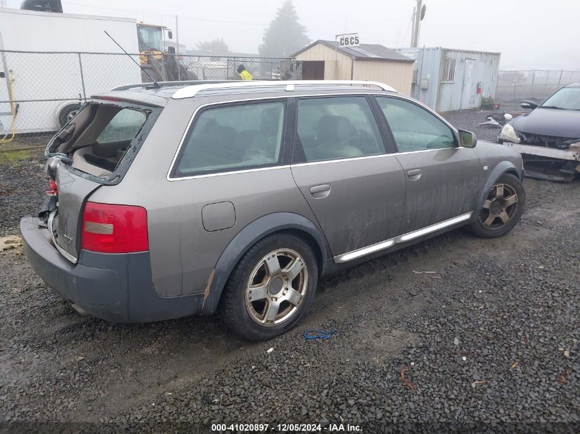 2001 Audi Allroad VIN: WAUYP54B01N150179 Lot: 41020897