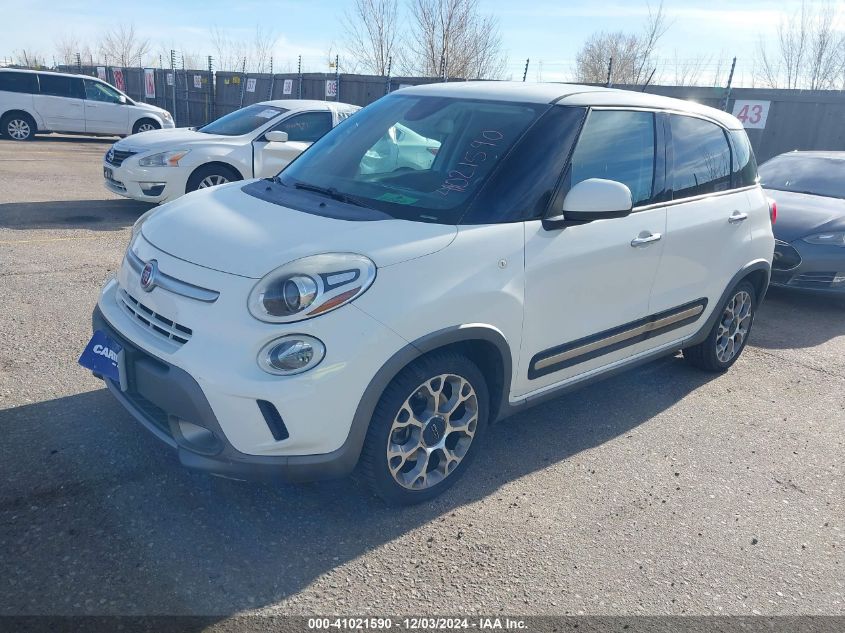 2014 Fiat 500L Trekking VIN: ZFBCFADH9EZ012820 Lot: 41021590