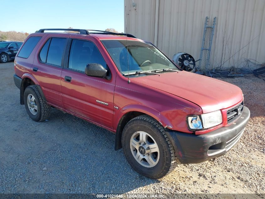 1998 Honda Passport Ex/Lx VIN: 4S6CM58W0W4406243 Lot: 41021646