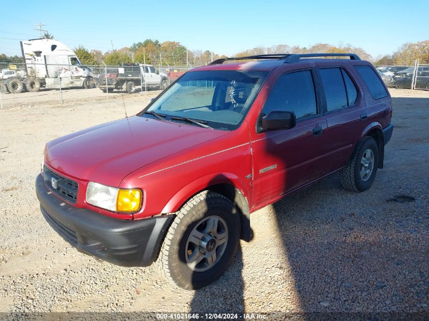 1998 Honda Passport Ex/Lx VIN: 4S6CM58W0W4406243 Lot: 41021646