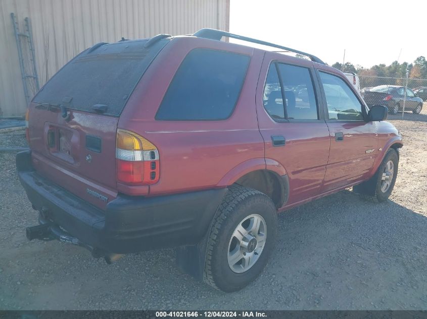 1998 Honda Passport Ex/Lx VIN: 4S6CM58W0W4406243 Lot: 41021646