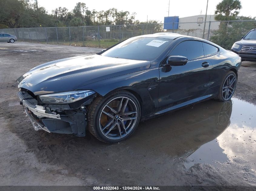 2020 BMW M8 VIN: WBSAE0C01LCD54612 Lot: 41022043