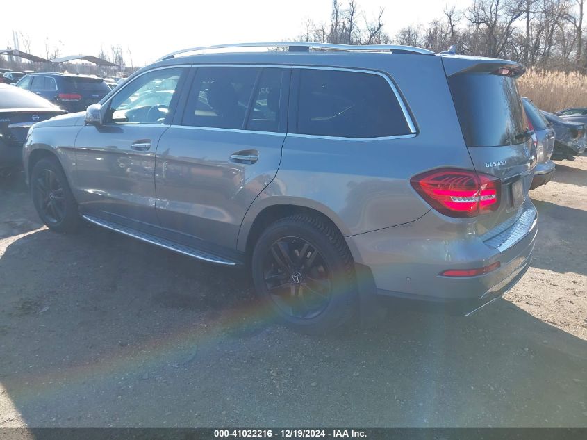 2017 Mercedes-Benz Gls 450 4Matic VIN: 4JGDF6EE6HA754710 Lot: 41022216