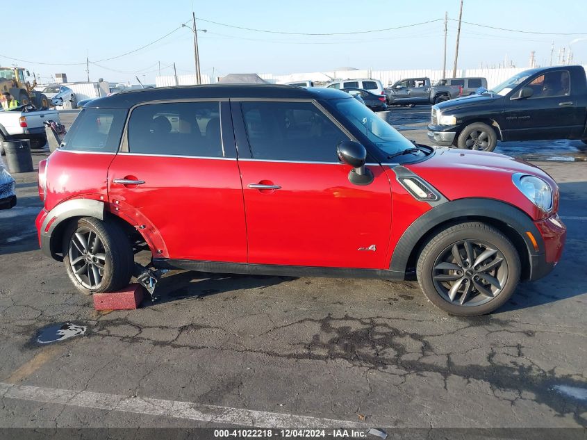 2013 Mini Countryman Cooper S VIN: WMWZC5C53DWM16109 Lot: 41022218