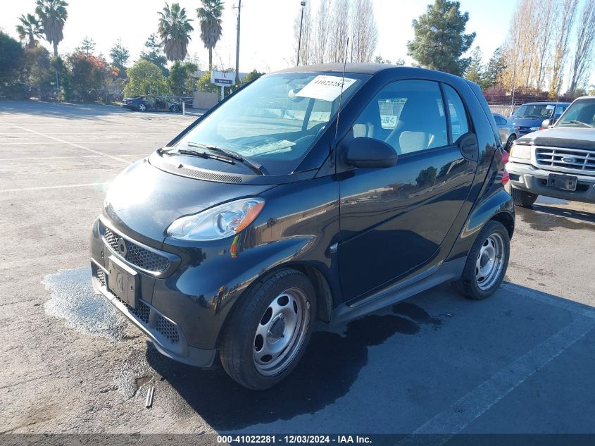 2013 Smart Fortwo Passion/Pure VIN: WMEEJ3BAXDK593470 Lot: 41022281