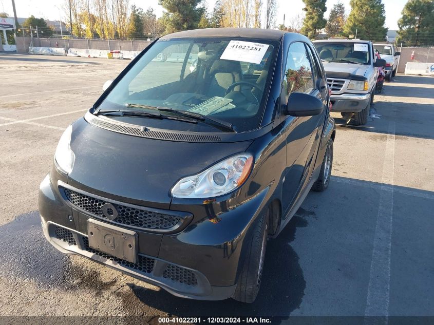 2013 Smart Fortwo Passion/Pure VIN: WMEEJ3BAXDK593470 Lot: 41022281