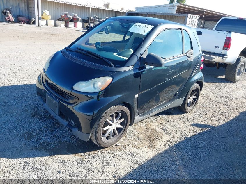 2008 Smart Fortwo Passion/Pure VIN: WMEEJ31X08K122360 Lot: 41022298