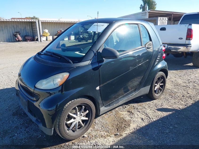 2008 Smart Fortwo Passion/Pure VIN: WMEEJ31X08K122360 Lot: 41022298