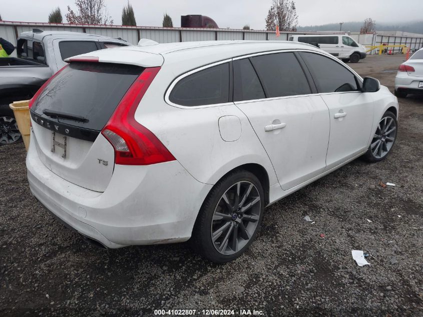 2015 Volvo V60 T5 Premier VIN: YV126MEB9F1192430 Lot: 41022807