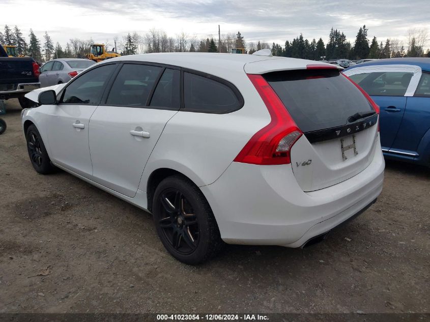 2015 Volvo V60 T5 VIN: YV1612SA7F1194192 Lot: 41023054