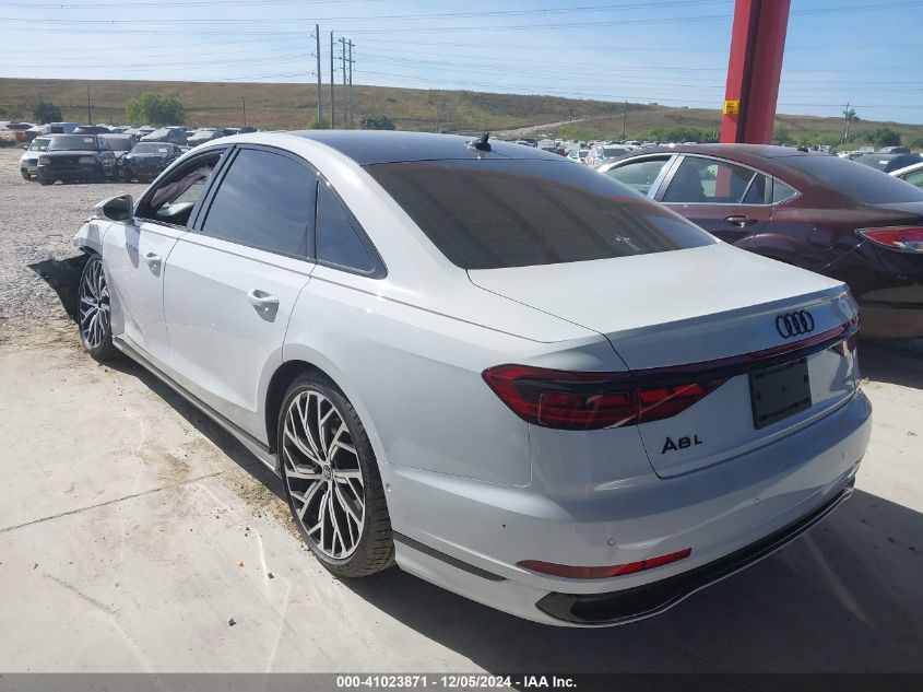 2023 Audi A8 L 55 Tfsi Quattro Tiptronic VIN: WAULDAF88PN003324 Lot: 41023871