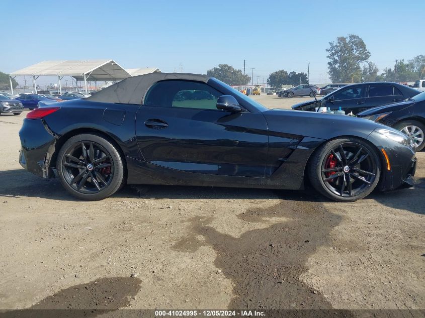 2022 BMW Z4 M40I VIN: WBAHF9C08NWX38258 Lot: 41024995