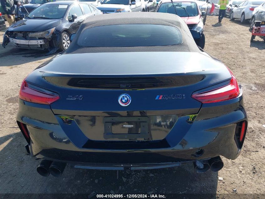 2022 BMW Z4 M40I VIN: WBAHF9C08NWX38258 Lot: 41024995