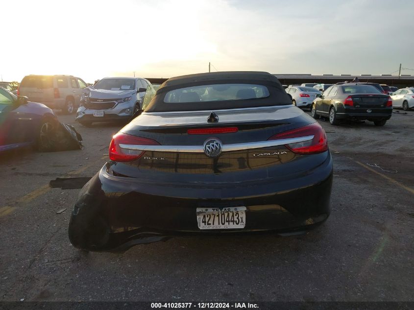 2016 Buick Cascada Premium VIN: W04WT3N51GG058900 Lot: 41025377