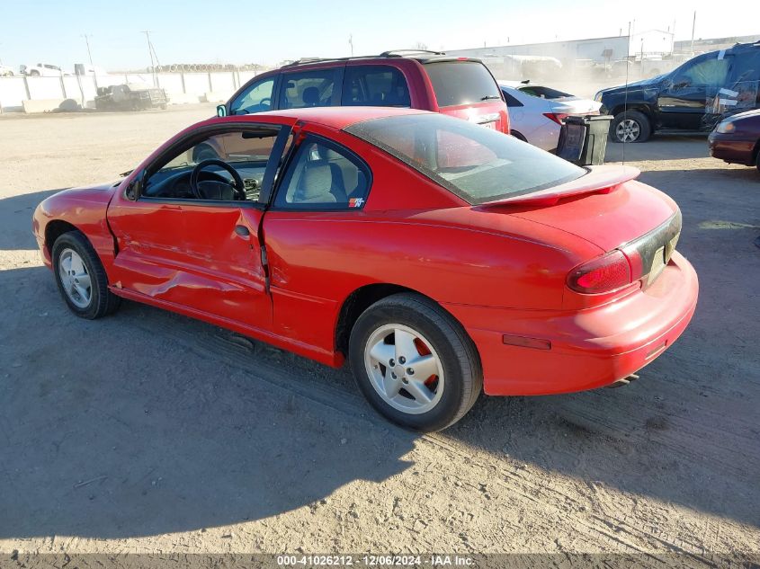 1998 Pontiac Sunfire Se VIN: 1G2JB1241W7527585 Lot: 41026212