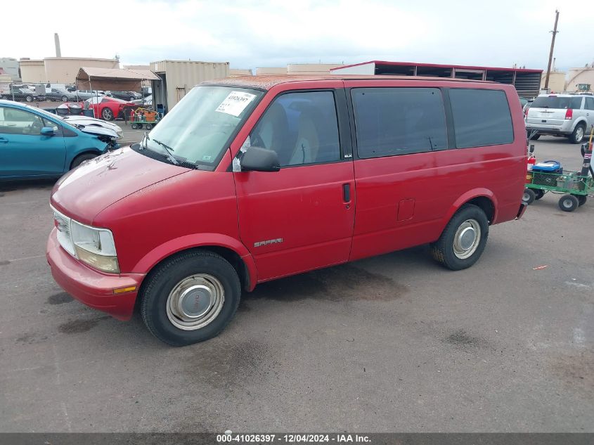 1998 GMC Safari Sle VIN: 1GKDM19W6WB530767 Lot: 41026397