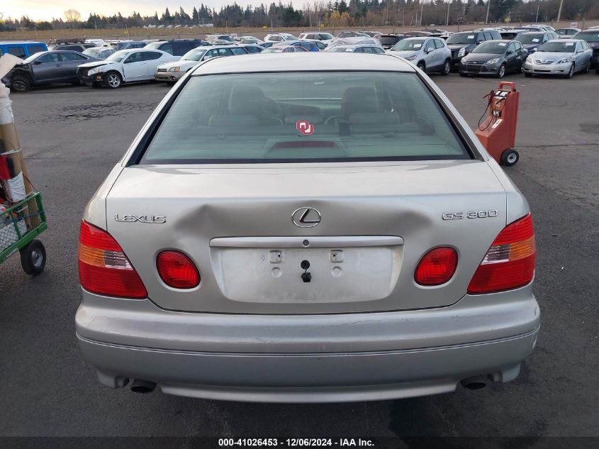 2000 Lexus Gs 300 VIN: JT8BD68S4Y0096800 Lot: 41026453