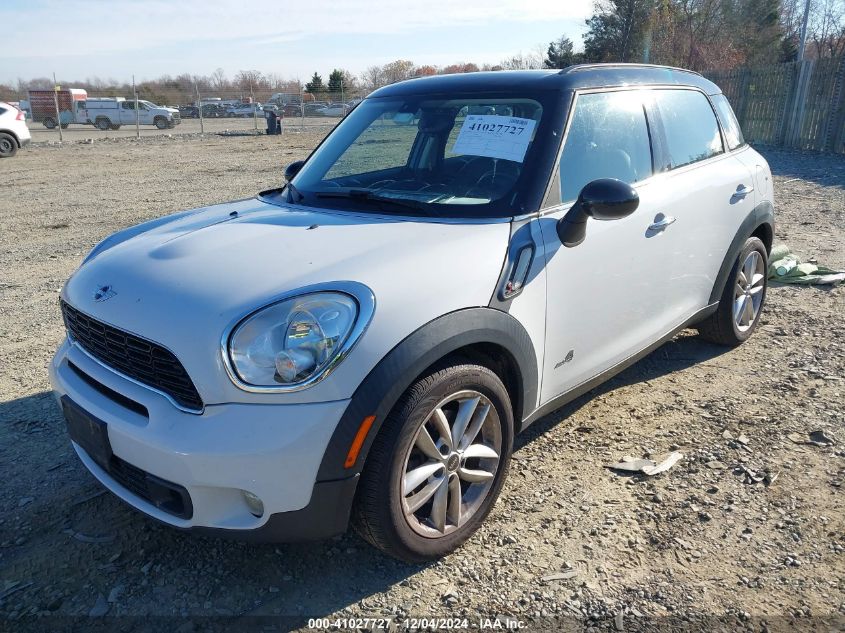 2014 Mini Countryman Cooper S VIN: WMWZC5C57EWP38396 Lot: 41027727