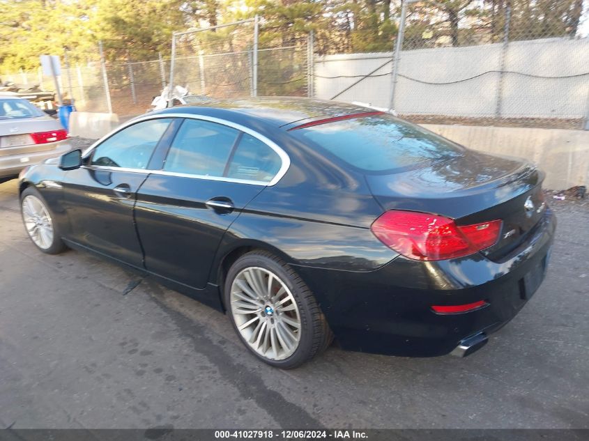 2014 BMW 650I Gran Coupe xDrive VIN: WBA6B4C57ED099111 Lot: 41027918