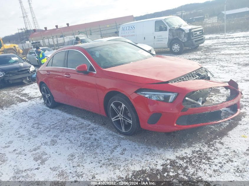 2019 Mercedes-Benz A 220 4Matic VIN: WDD3G4FB0KW021624 Lot: 41028282