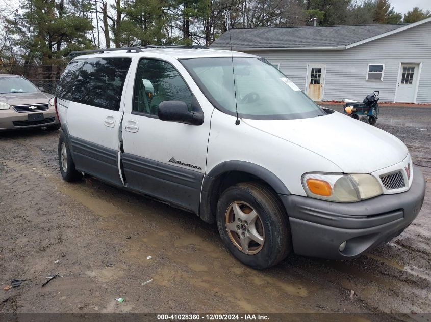 2003 Pontiac Montana M16 W/1Sa Pkg. VIN: 1GMDX03E33D156207 Lot: 41028360