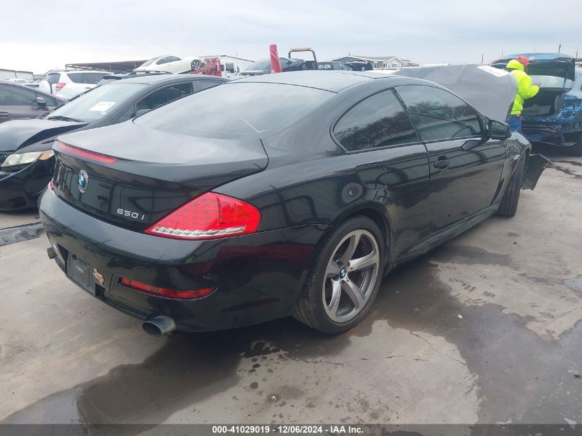 2010 BMW 650I VIN: WBAEA5C52ACV93607 Lot: 41029019