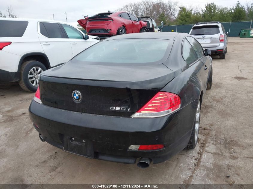 2007 BMW 650I VIN: WBAEH13597CR51766 Lot: 41029108