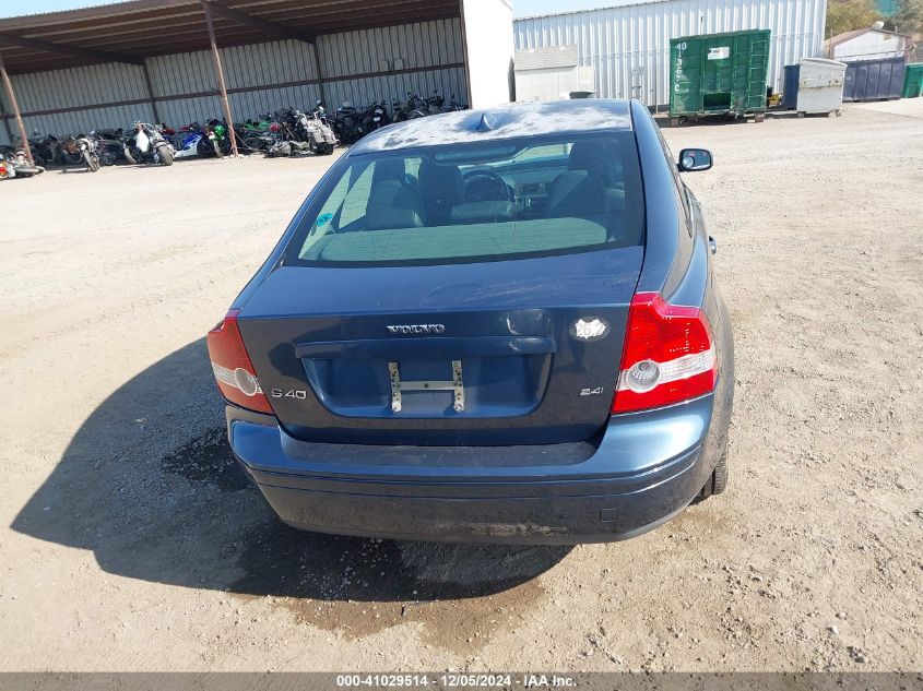 2007 Volvo S40 2.4I VIN: YV1MS390272272090 Lot: 41029514