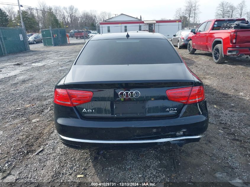 2013 Audi A8 L 4.0T VIN: WAUR2AFD1DN010950 Lot: 41029731