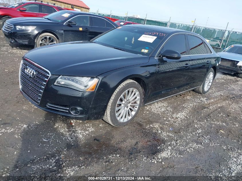 2013 Audi A8 L 4.0T VIN: WAUR2AFD1DN010950 Lot: 41029731