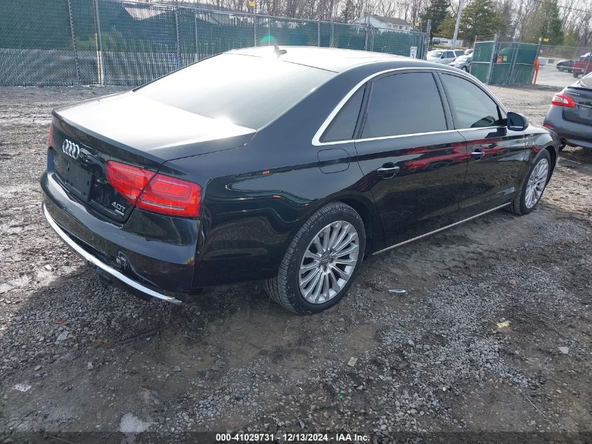 2013 Audi A8 L 4.0T VIN: WAUR2AFD1DN010950 Lot: 41029731