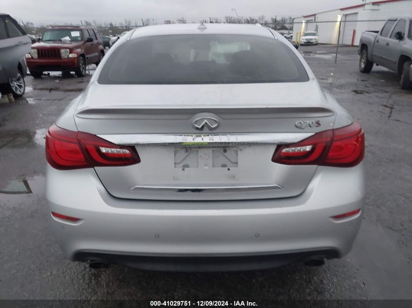 2019 Infiniti Q70 3.7 Luxe VIN: JN1BY1AP1KM500055 Lot: 41029751