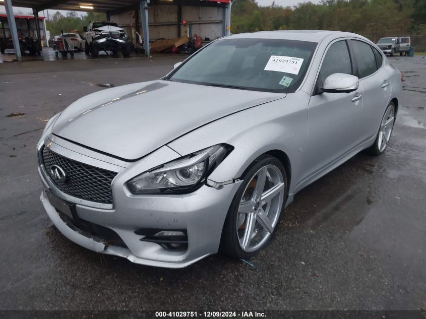 2019 Infiniti Q70 3.7 Luxe VIN: JN1BY1AP1KM500055 Lot: 41029751