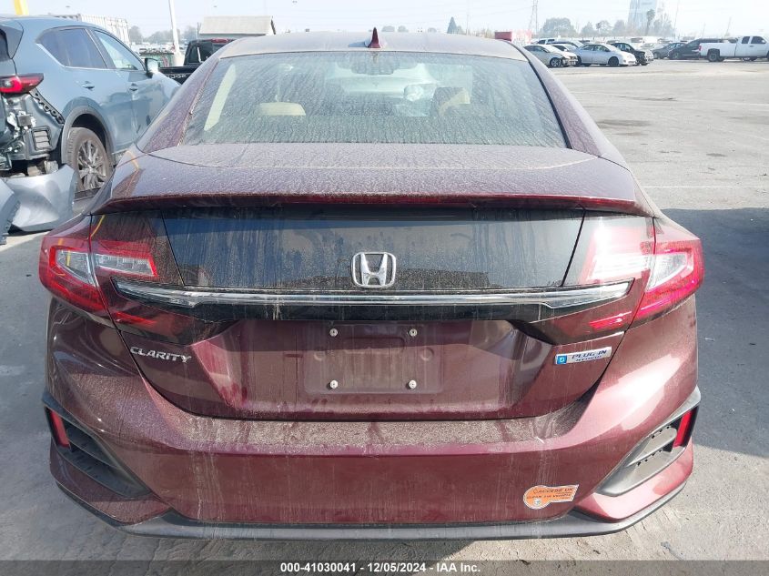 2019 Honda Clarity Plug-In Hybrid VIN: JHMZC5F16KC004999 Lot: 41030041