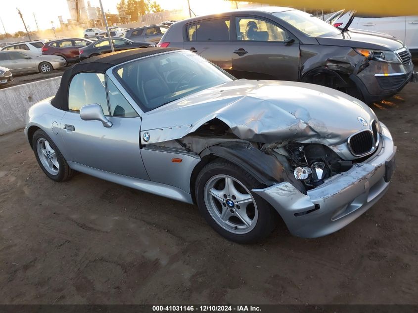 1998 BMW Z3 1.9 VIN: 4USCH7334WLE10468 Lot: 41031146