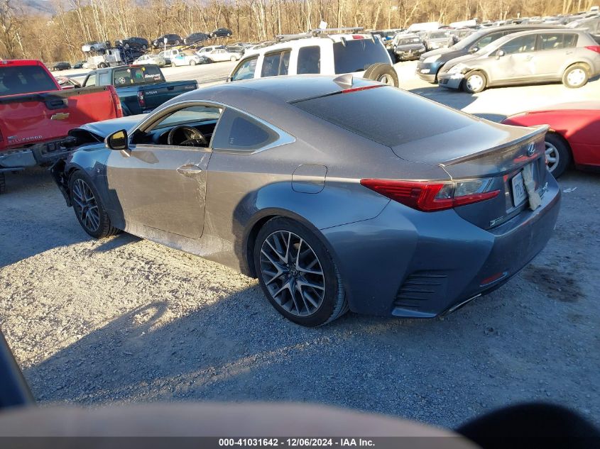 2016 Lexus Rc 350 VIN: JTHHE5BC9G5014290 Lot: 41031642