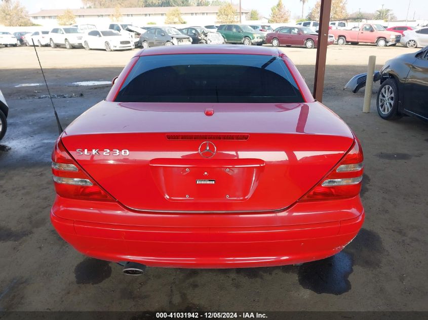 2003 Mercedes-Benz Slk 230 Kompressor VIN: WDBKK49F23F272678 Lot: 41031942