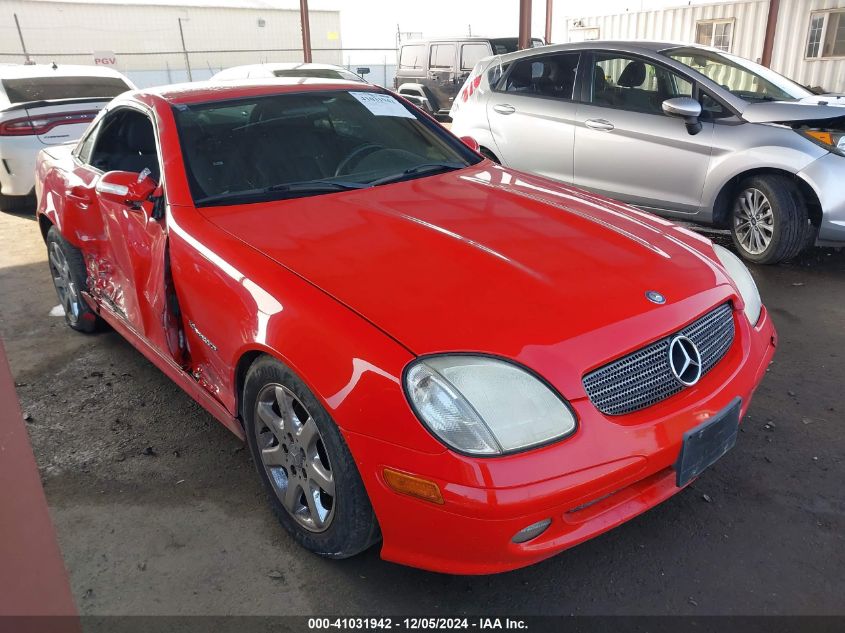 2003 Mercedes-Benz Slk 230 Kompressor VIN: WDBKK49F23F272678 Lot: 41031942